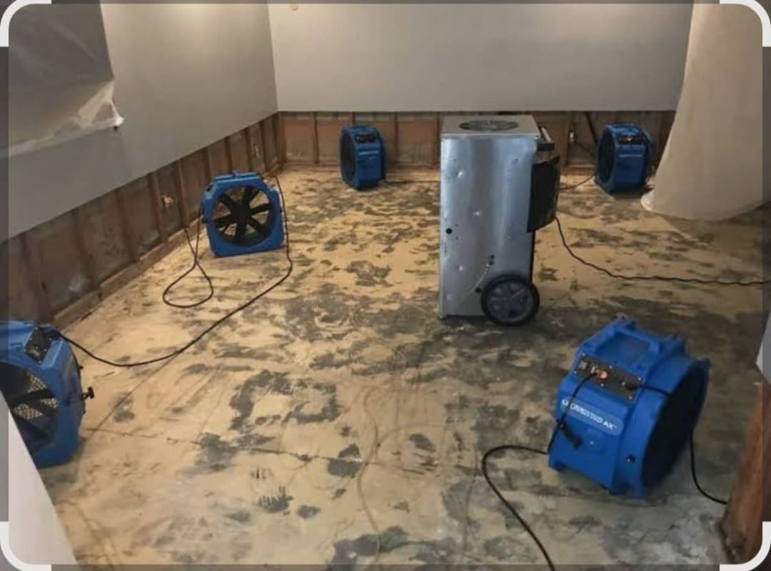 picture of new flooring being prepped and ready to install